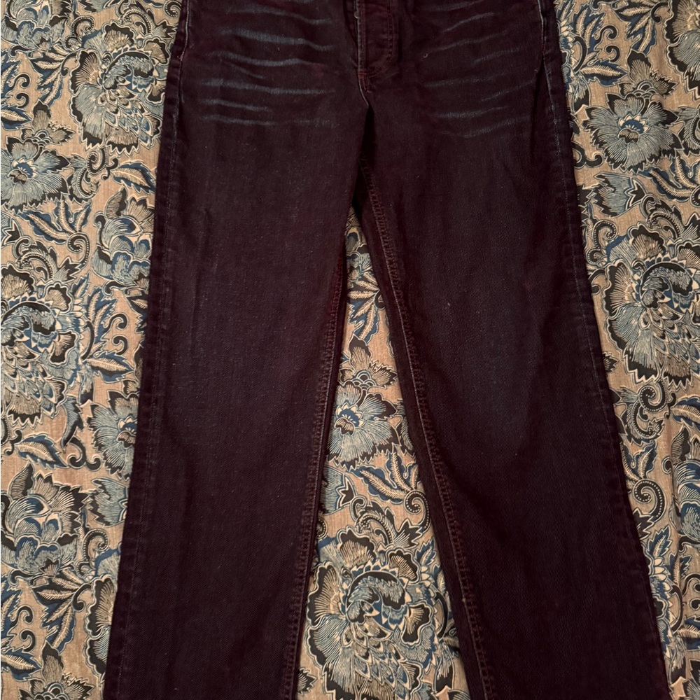 We The Free First Class Relaxed Flocked Velvet Jeans - Picture 5 of 6